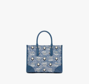 Alternative view of Túi MCM Tote  Vintage Jacquard Monogram Blue MWTBATQ02LU001