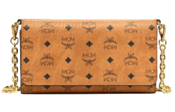 Túi MCM Crossbody Phone Wallet Visetos 'Cognac' MXEBSVI01CO001