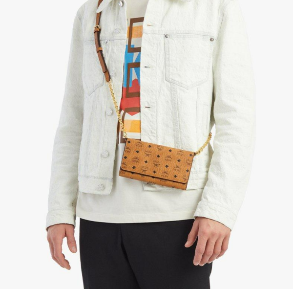 Túi MCM Crossbody Phone Wallet Visetos 'Cognac' MXEBSVI01CO001 - Ảnh 5