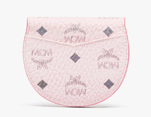 Túi MCM Patricia Round Crossbody Wallet Visetos Pink MYSAAPA03QH001 - Ảnh 2