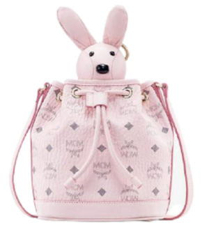 Túi MCM Zoo Rabbit Drawstring Bag in Visetos MYZ8AXL45QH001