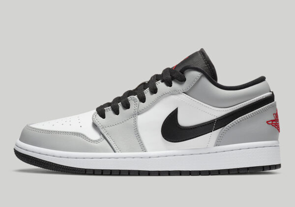 Giày Nike Air Jordan 1 Low GS 'Light Smoke Grey' 553560-030 - Ảnh 8