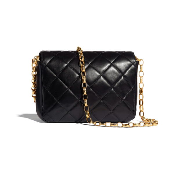 Túi Chanel Folding Bag Sheepskin Black AS2222-B04424-94305 - Ảnh 3