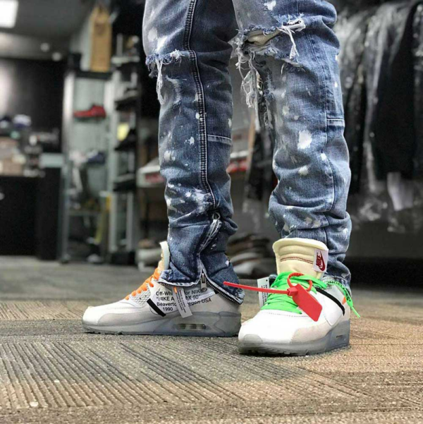 Giày Nike Air Max 90 'Off White' AA7293-100 - Ảnh 5