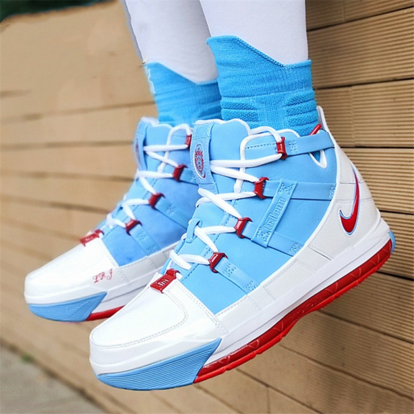 Giày Nike Zoom LeBron 3 'Houston Oilers' AO2434-400 - Ảnh 3