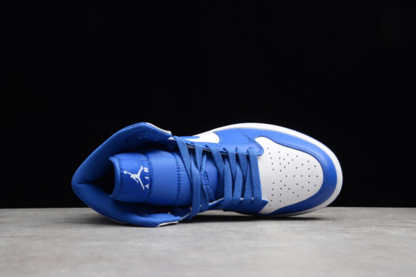 Giày Nike Air Jordan 1 Mid 'Hyper Royal' 554724-114 - Ảnh 5