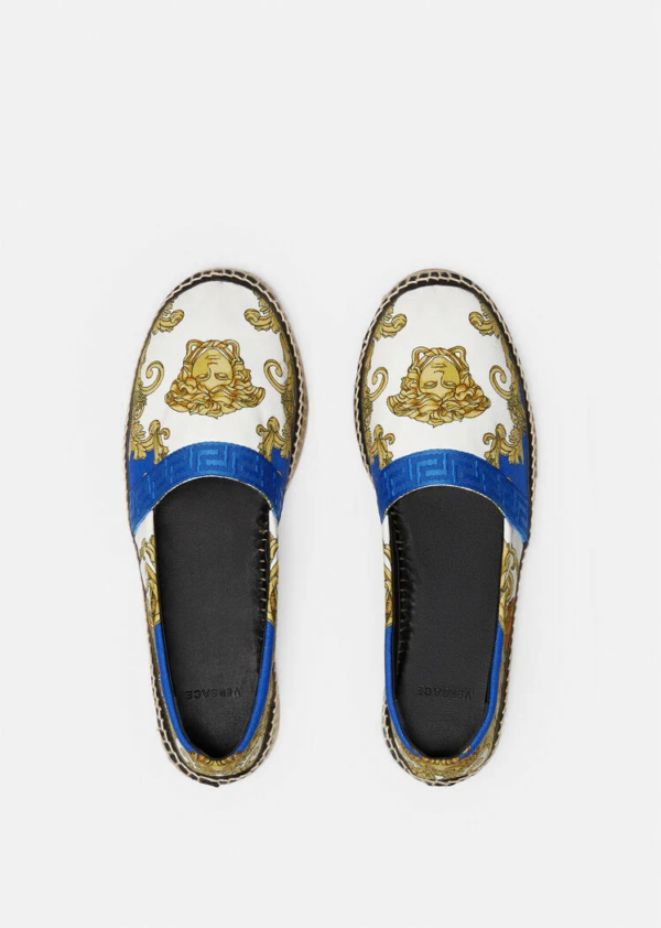 Giày Versace Medusa Renaissance Print Espadrilles Print DSU8255-1A01060-5U150 - Ảnh 2
