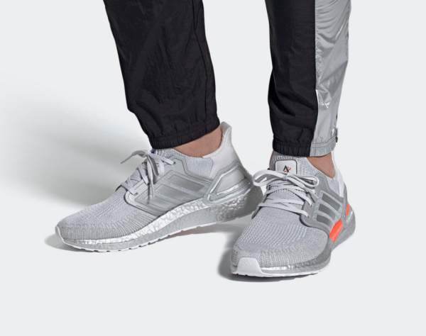 Giày Adidas Nasa x UltraBoost 20 J 'Silver Metallic' FZ2925 - Ảnh 2