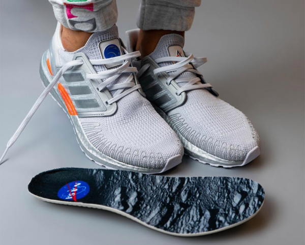 Giày Adidas Nasa x UltraBoost 20 J 'Silver Metallic' FZ2925 - Ảnh 4