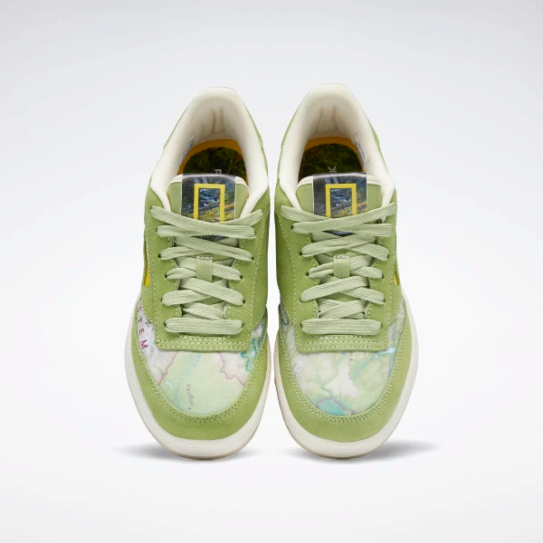 Giày Reebok Club C GS National Geographic Guard Green GY6168 - Ảnh 5