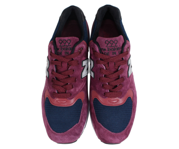 Giày New Balance 999 Made in USA 'Burgundy Navy' M999JTA - Ảnh 4