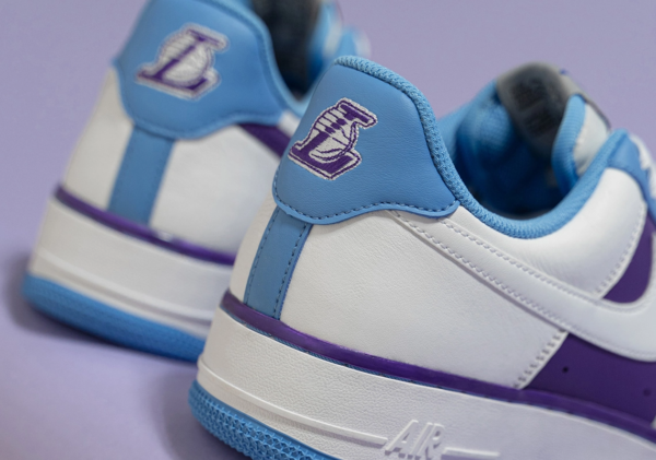 Giày Nike NBA x Air Force 1 '07 LV8 '75th Anniversary Lakers' DC8874-101 - Ảnh 5