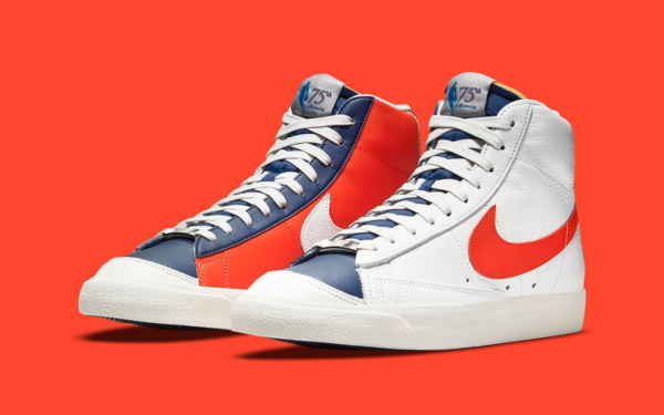 Giày Nike NBA x Blazer Mid '77 EMB '75th Anniversary Knicks' DD8025-100 - Ảnh 6