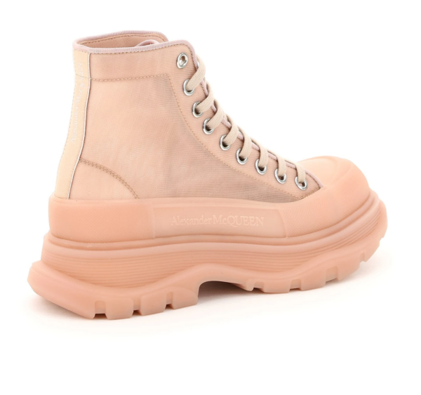 Giày Alexander McQueen Tread Sleek Tecno Mesh Boots 658082-W4Q31-6833 - Ảnh 4