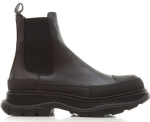 Giày Alexander McQueen Black Other Materials Ankle Boots 634617-WHZ61-1081