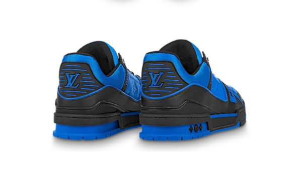 Giày Louis Vuitton Trainer 'Black And Blue' 1A8WF5 - Ảnh 3