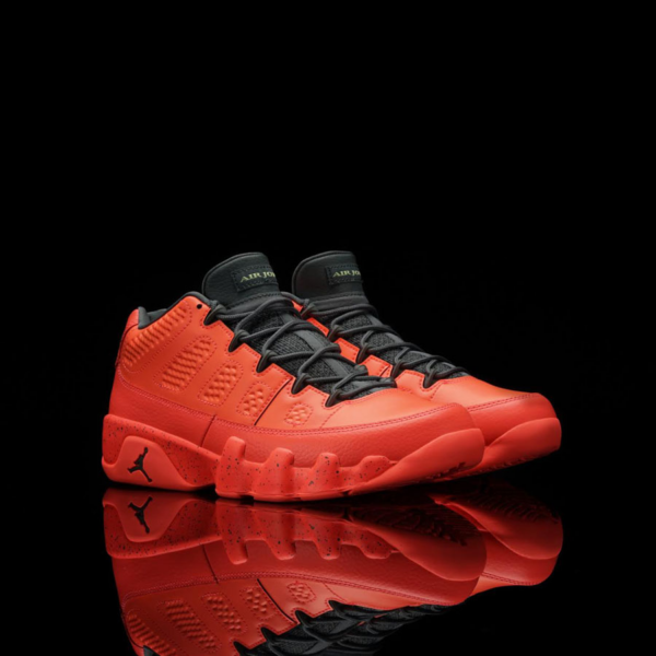 Giày Nike Air Jordan 9 Low 'Bright Mango' 832822-805 - Ảnh 2