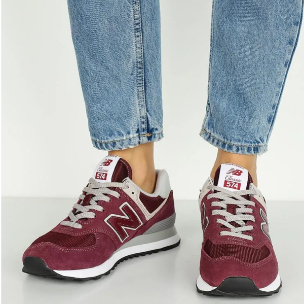 Giày New Balance 574 'Burgundy' WL574ER - Ảnh 6
