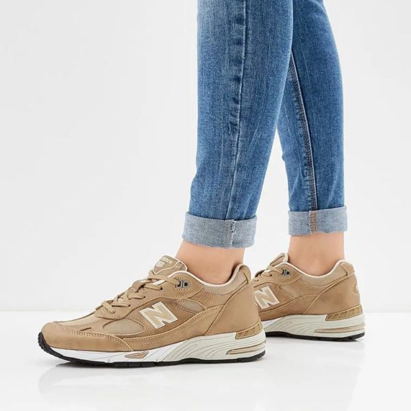 Giày New Balance Wmns 991 Made In UK Gold W991SBL - Ảnh 2