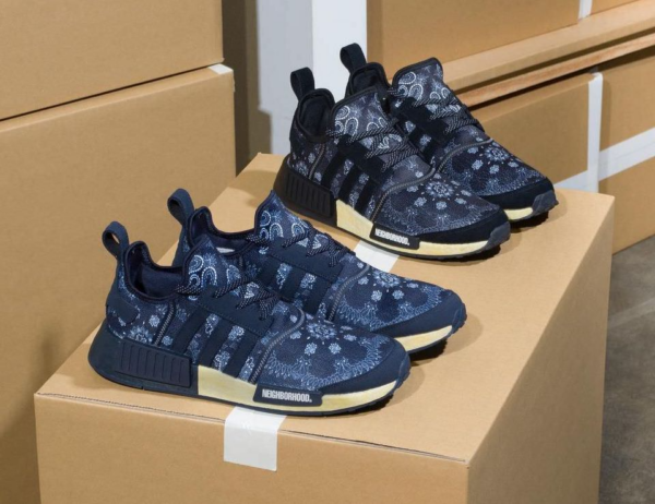 Giày adidas NMD R1 'Neighborhood Paisley Navy' GY4158 - Ảnh 3