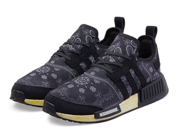 Giày adidas NMD R1 'Neighborhood Paisley Black' GY4157 - Ảnh 4