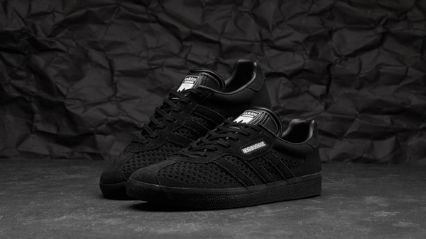 Giày Adidas Neighborhood x Gazelle Super 'Triple Black' DA8836 - Ảnh 6