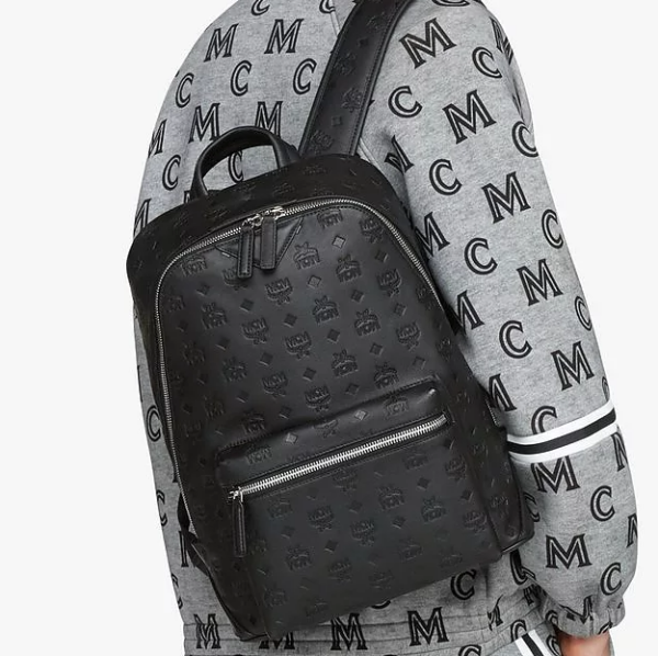 Túi MCM Neo Duke Backpack in Monogram Leather MMKASDK01BK001 - Ảnh 7