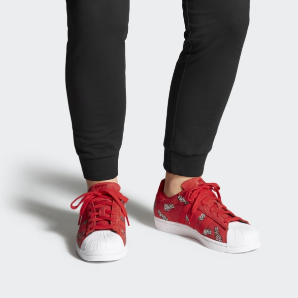 Giày Adidas Superstar Scarlet 'Red' B28040 - Ảnh 2
