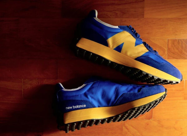 Giày New Balance 327 'Marine Blue Yellow' MS327CLB - Ảnh 3