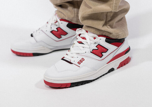 Giày New Balance Aimé Leon Dore x 550 'Red' BB550AE1 - Ảnh 3