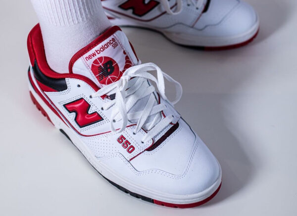 Giày New Balance Aimé Leon Dore x 550 'Red' BB550AE1 - Ảnh 2