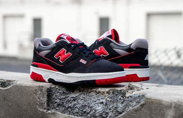 Giày New Balance 550 'Black Red' BB550SG1 - Ảnh 4