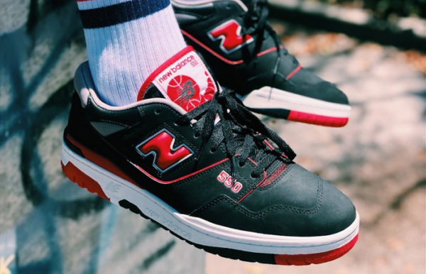 Giày New Balance 550 'Black Red' BB550SG1 - Ảnh 3