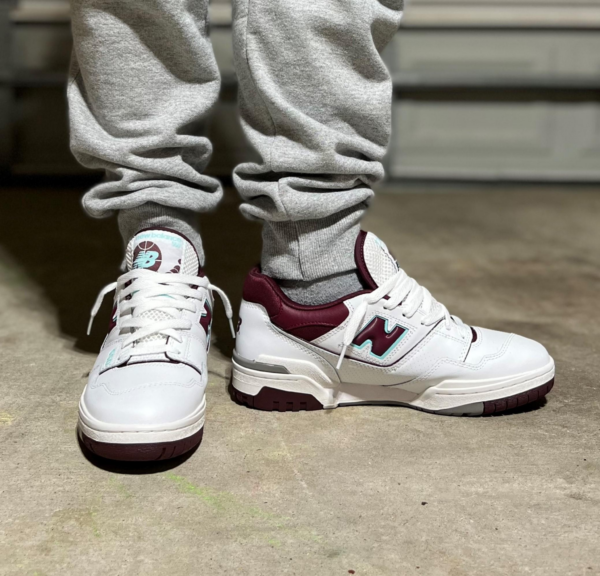 Giày New Balance 550 'Burgundy Turquoise' BB550WBG - Ảnh 3