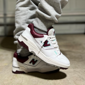 Alternative view of Giày New Balance 550 'Burgundy Turquoise' BB550WBG