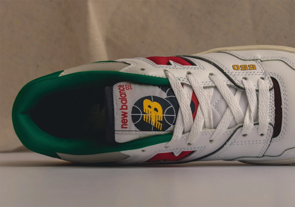 Giày New Balance 550 'Oak Leaf Green Red' BB550CL1 - Ảnh 4