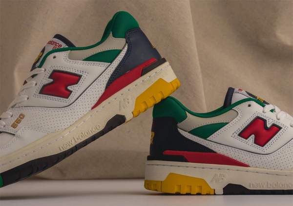 Giày New Balance 550 'Oak Leaf Green Red' BB550CL1 - Ảnh 5