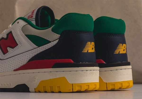 Giày New Balance 550 'Oak Leaf Green Red' BB550CL1 - Ảnh 6