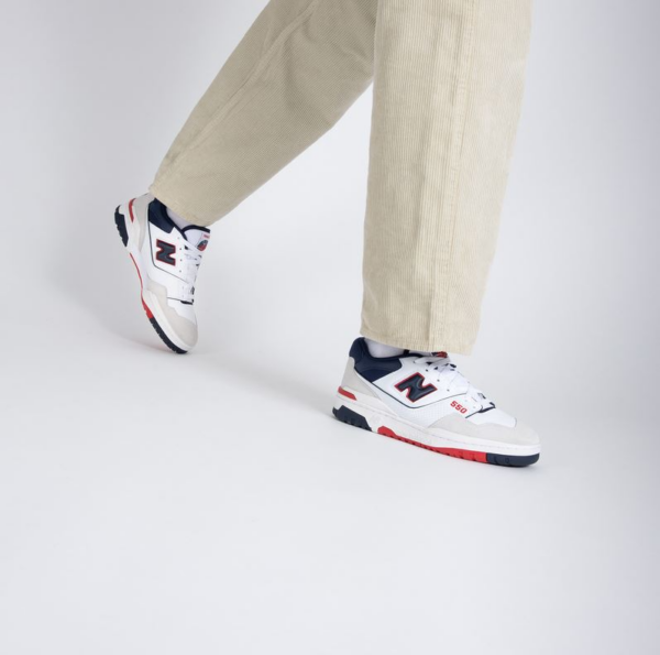 Giay New Balance 550 Premium 'White Navy Red' BB550CC1