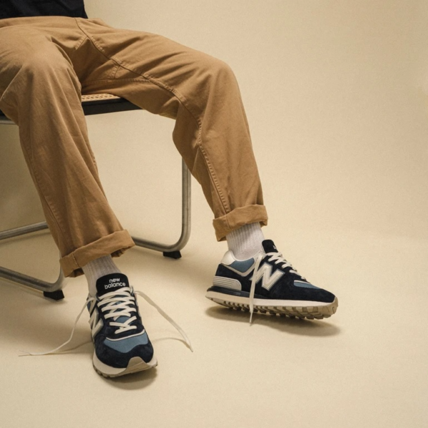 Giày New Balance 574 Legacy 'Navy Sea Salt' U574LGVC - Ảnh 3