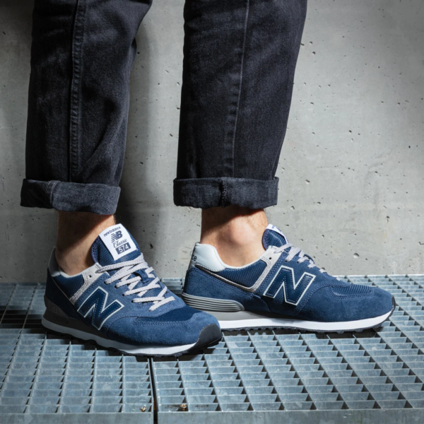 Giày New Balance 574 Classic 'Core Pack Navy' ML574EVN - Ảnh 2
