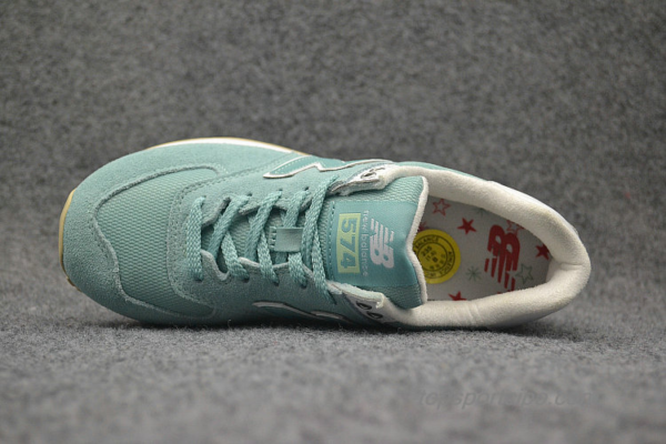 Giày New Balance Wmns B 'Green Grey White' WL574TAB - Ảnh 7