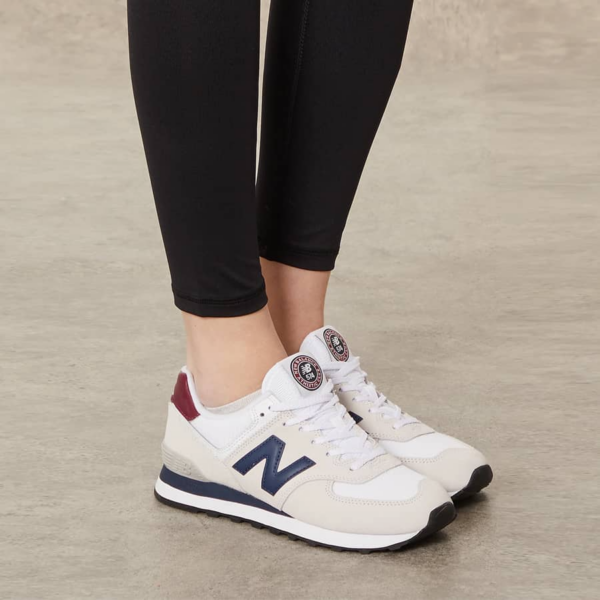 Giày New Balance 574 Classic 'White Natural Indigo' ML574HX2 - Ảnh 3