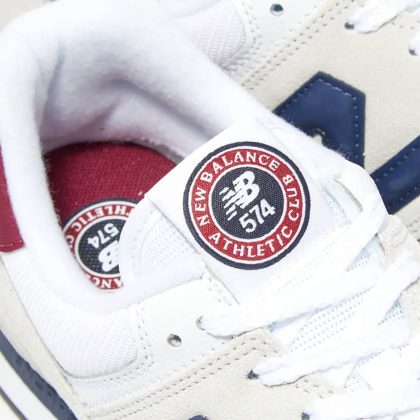 Giày New Balance 574 Classic 'White Natural Indigo' ML574HX2 - Ảnh 6