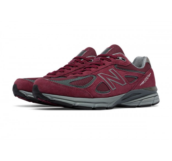 Giày New Balance 990v4 Made In USA 'Burgundy' M990BU4 - Ảnh 3