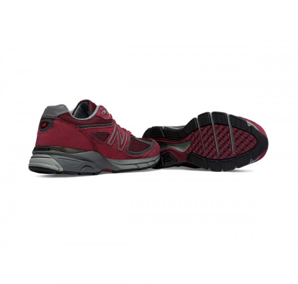 Giày New Balance 990v4 Made In USA 'Burgundy' M990BU4 - Ảnh 5