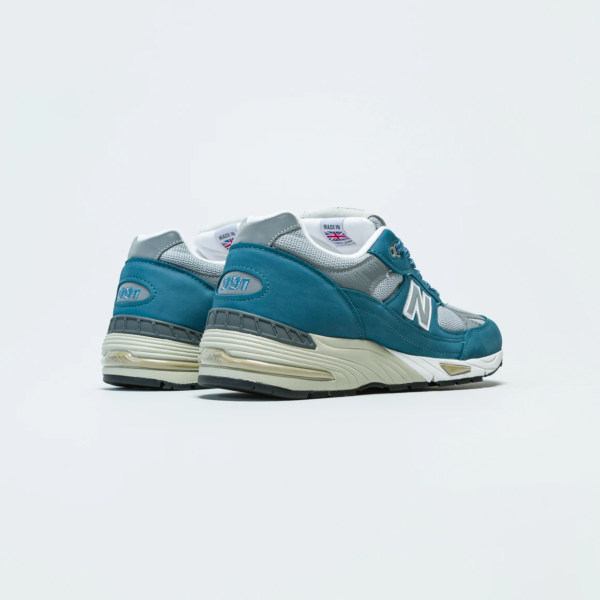 Giày New Balance 991 Made In England 'Grey Blue' M991BSG - Ảnh 3
