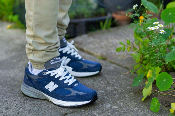 Giày New Balance 993 Made in USA 'Indigo' MR993VI - Ảnh 4