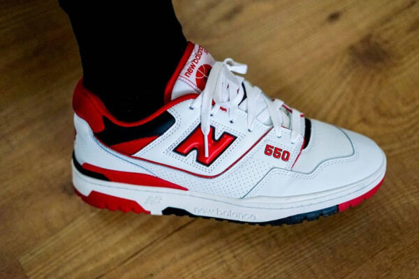 Giày New Balance Aimé Leon Dore x 550 'Red' BB550AE1 - Ảnh 7