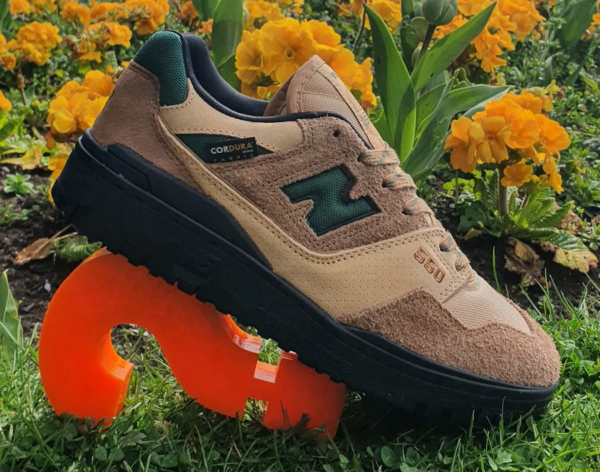 Giày New Balance 550 x Size 'Brown Green' BB550SZ1 - Ảnh 2